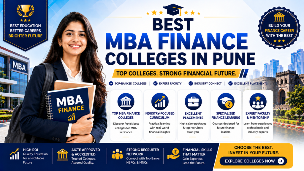 Student analyzing financial charts and graphs representing the best MBA finance colleges in Pune