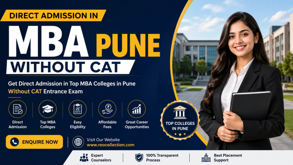  Top MBA colleges in Pune offering direct admission without CAT score for 2026