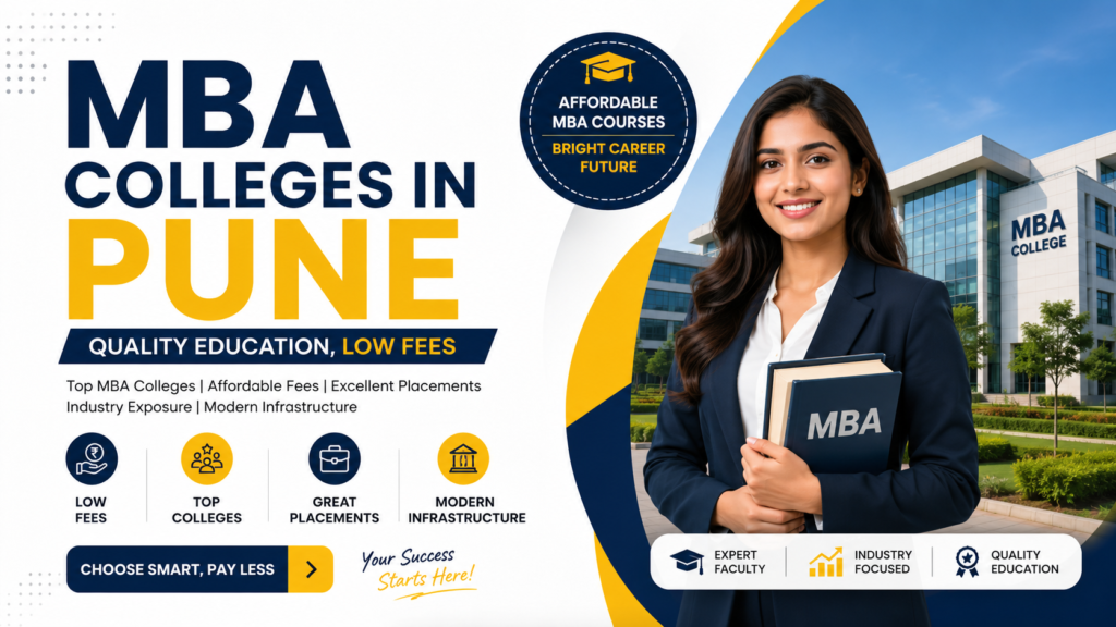 Top MBA colleges in Pune with low fees offering high ROI for 2026 admissions