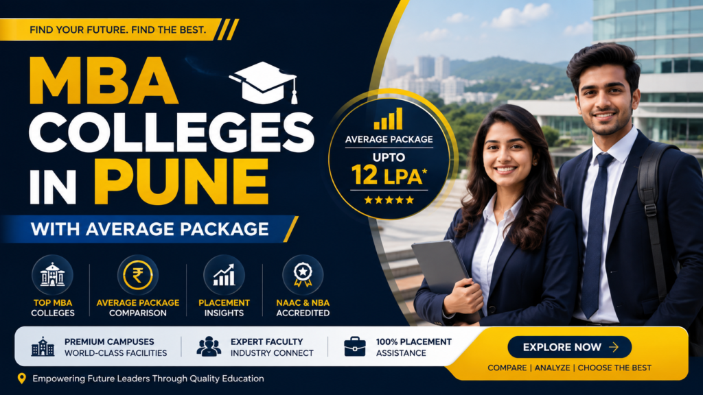 MBA student celebrating a high placement package offer at a top college in Pune
