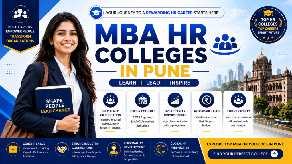 MBA students participating in a human resource management group discussion at a top college in Pune