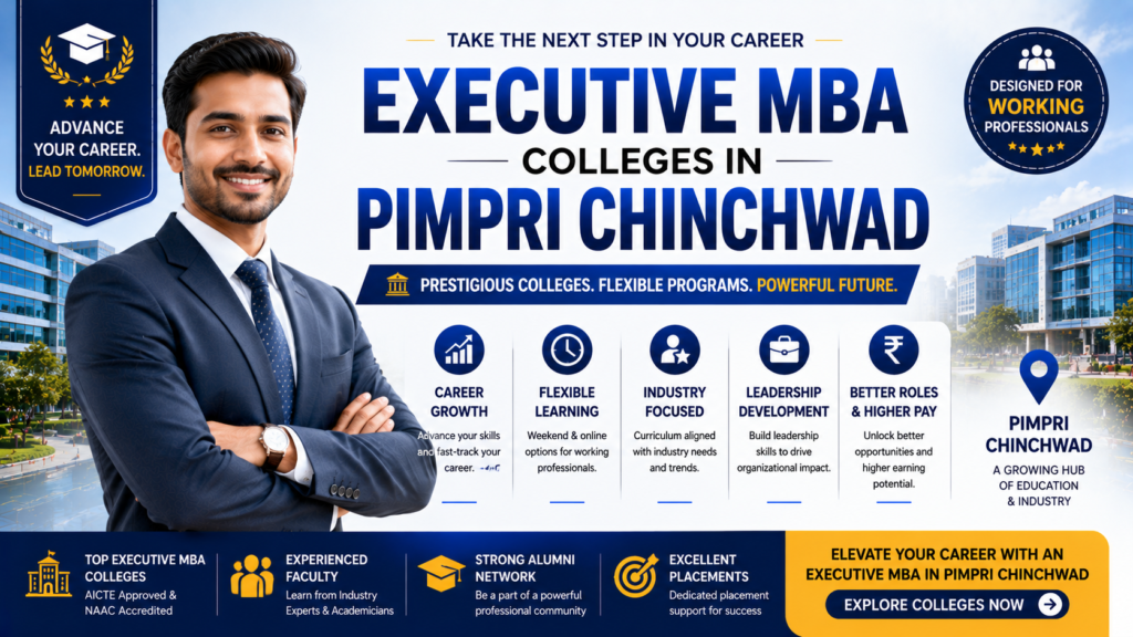 Top MBA colleges in Pimpri Chinchwad comparison table with fees and placements